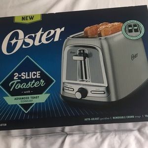 OSTER 2 SLICE TOASTER STAINLESS STEEL